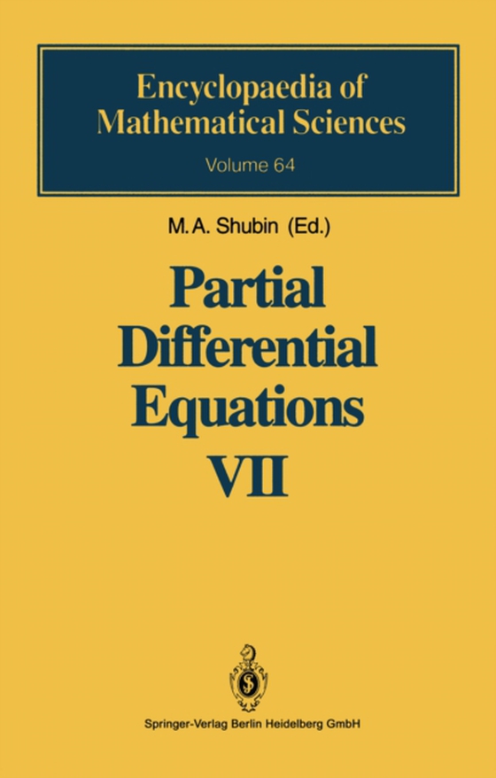 Partial Differential Equations VII (e-bog) af -