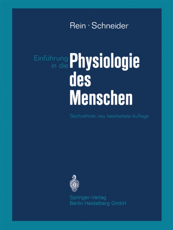 Einführung in die Physiologie des Menschen (e-bog) af Schneider, M.