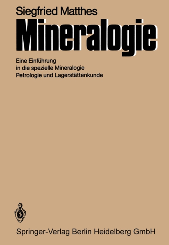 Mineralogie (e-bog) af Matthes, S.