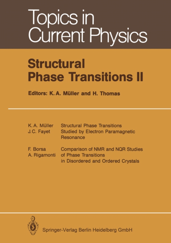 Structural Phase Transitions II (e-bog) af -