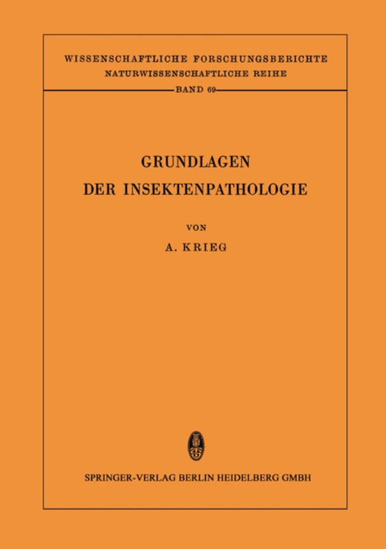 Grundlagen der Insektenpathologie