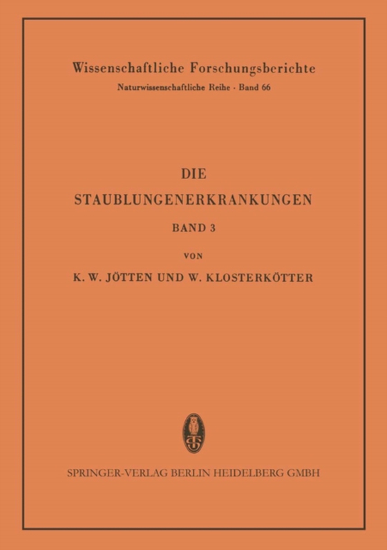 Die Staublungenerkrankungen (e-bog) af -