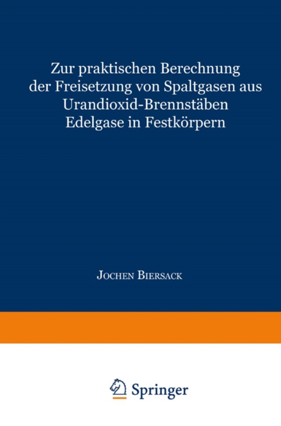 Zur praktischen Berechnung der Freisetzung von Spaltgasen aus Urandioxid-Brennstäben