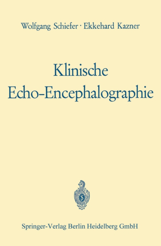 Klinische Echo-Encephalographie (e-bog) af Guttner, Werner