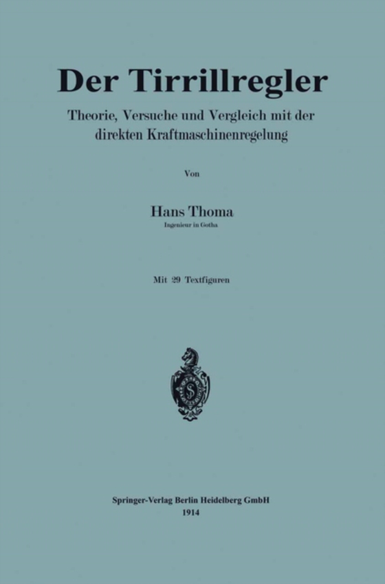 Der Tirrillregler (e-bog) af Thoma, Hans