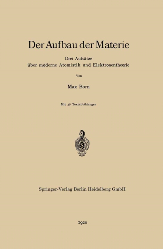 Der Aufbau der Materie