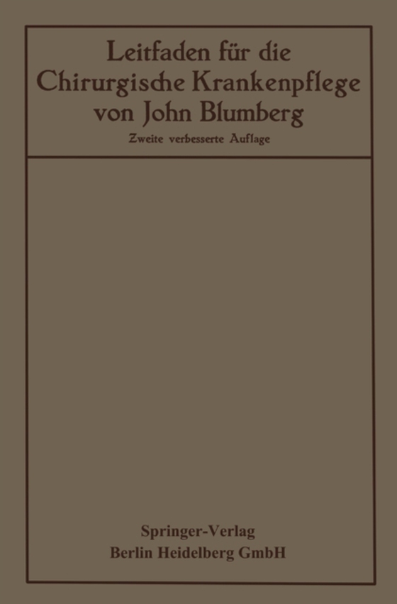 Leitfaden für die Chirurgische Krankenpflege (e-bog) af Hildebrand, Otto