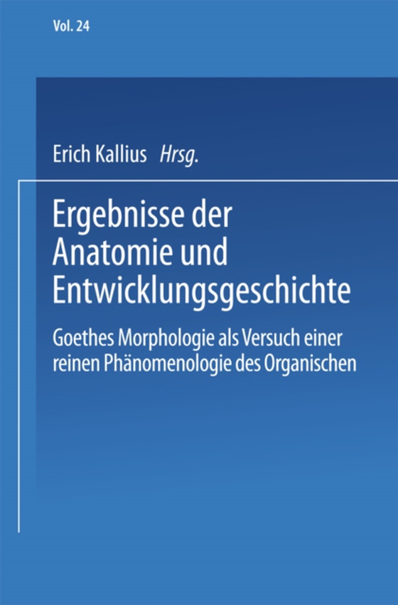 Ergebnisse der Anatomie und Entwicklungsgeschichte (e-bog) af Bopp, Walter