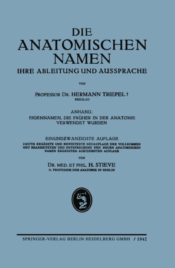 Die Anatomischen Namen (e-bog) af Stieve, Hermann