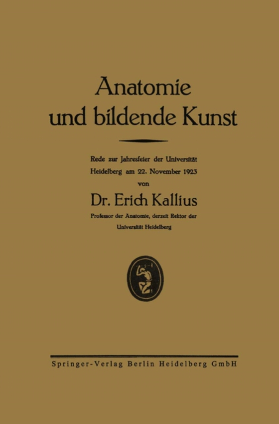 Anatomie und bildende Kunst (e-bog) af Kallius, Erich