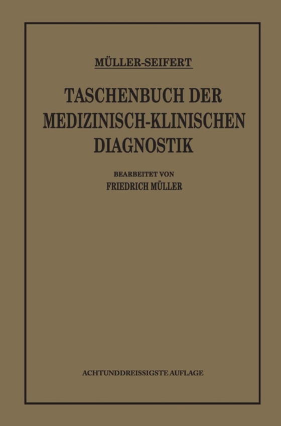 Taschenbuch der Medizinisch Klinischen Diagnostik