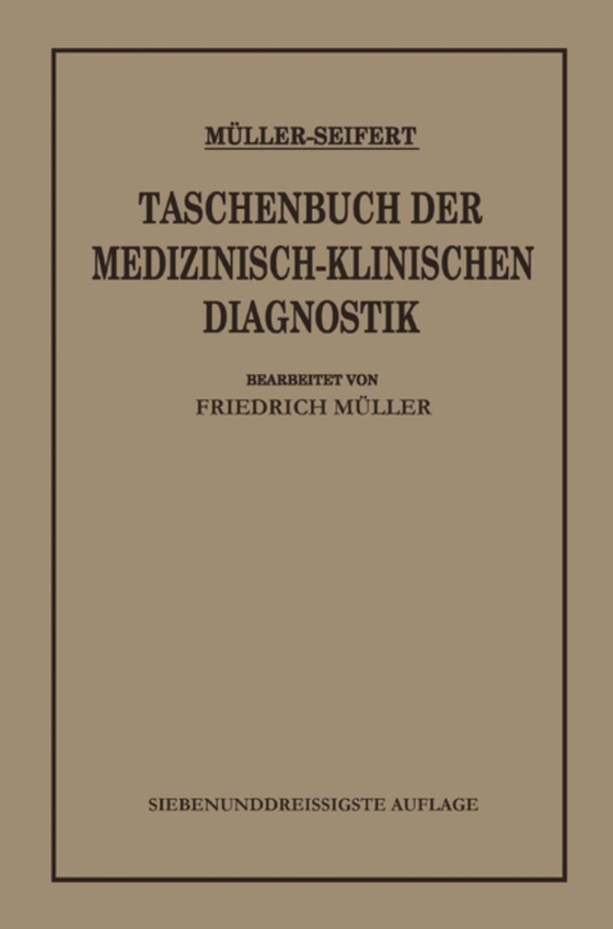 Taschenbuch der Medizinisch-Klinischen Diagnostik (e-bog) af Seifert, Otto