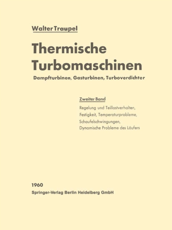 Thermische Turbomaschinen