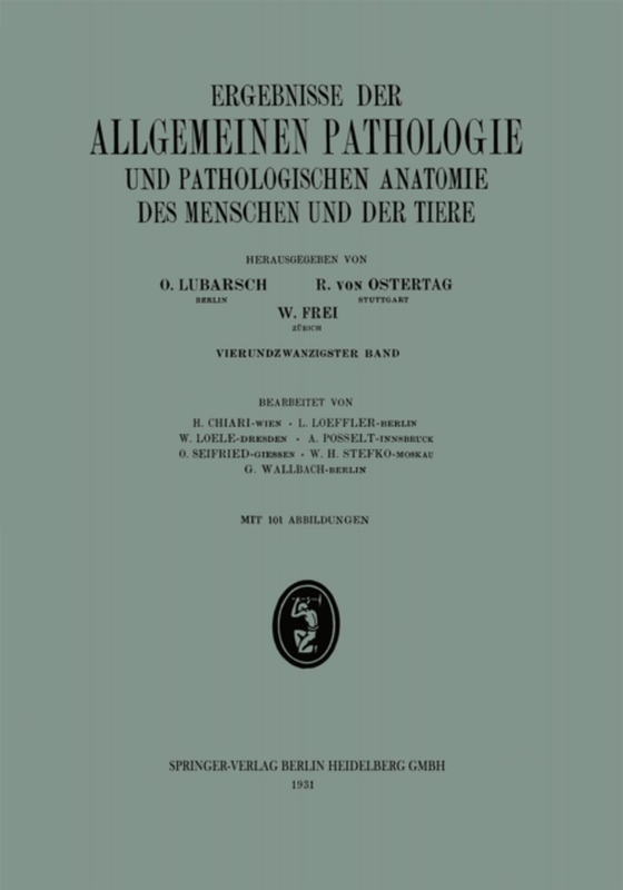 Ergebnisse der allgemeinen Pathologie und pathologischen Anatomie (e-bog) af Wallbach, G.