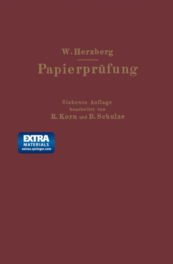 Papierprüfung (e-bog) af Herzberg, W.