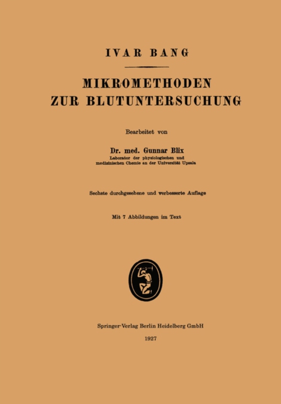 Mikromethoden zur Blutuntersuchung