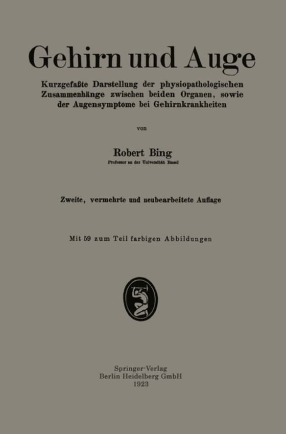 Gehirn und Auge (e-bog) af Bing, Robert