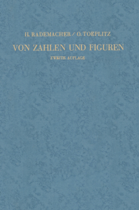 Von Zahlen und Figuren (e-bog) af Toeplitz, Otto