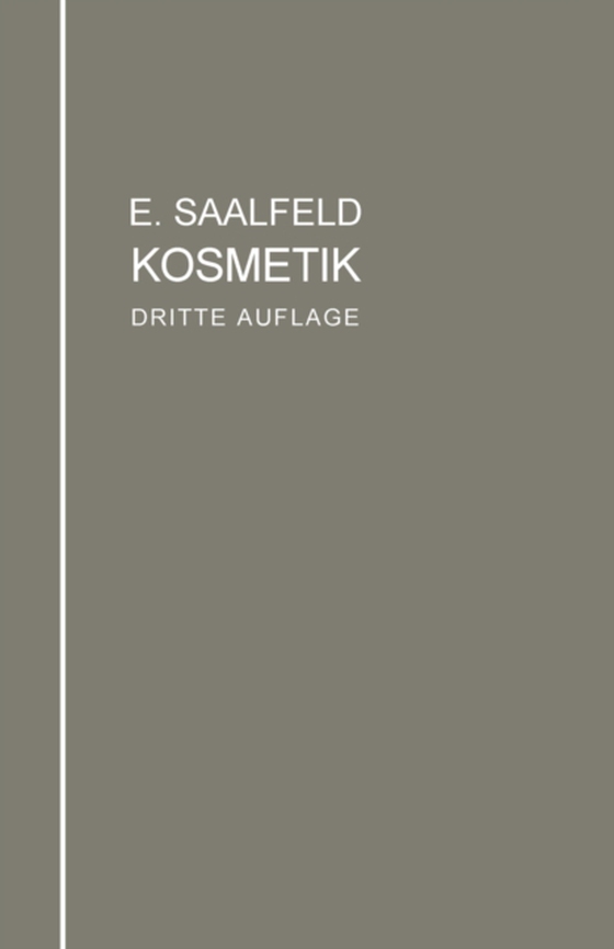 Kosmetik (e-bog) af Saalfeld, Edmund