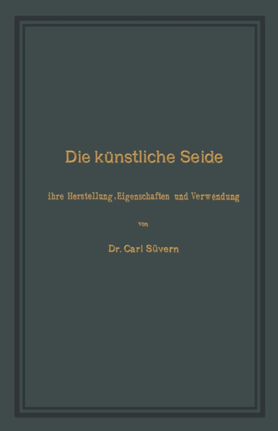 Die künstliche Seide (e-bog) af Suvern, Carl