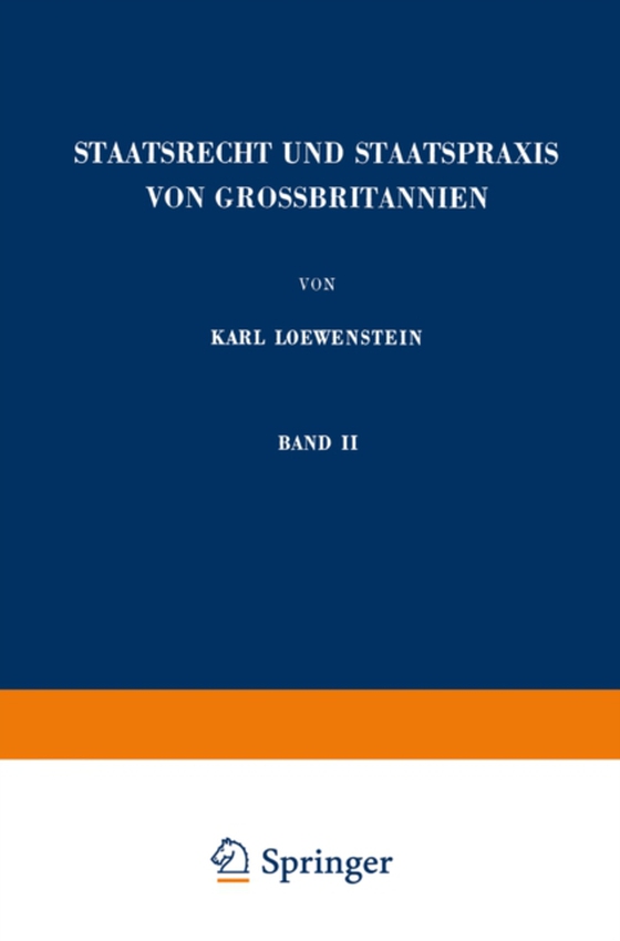 Staatsrecht und Staatspraxis von Grossbritannien (e-bog) af Loewenstein, Karl