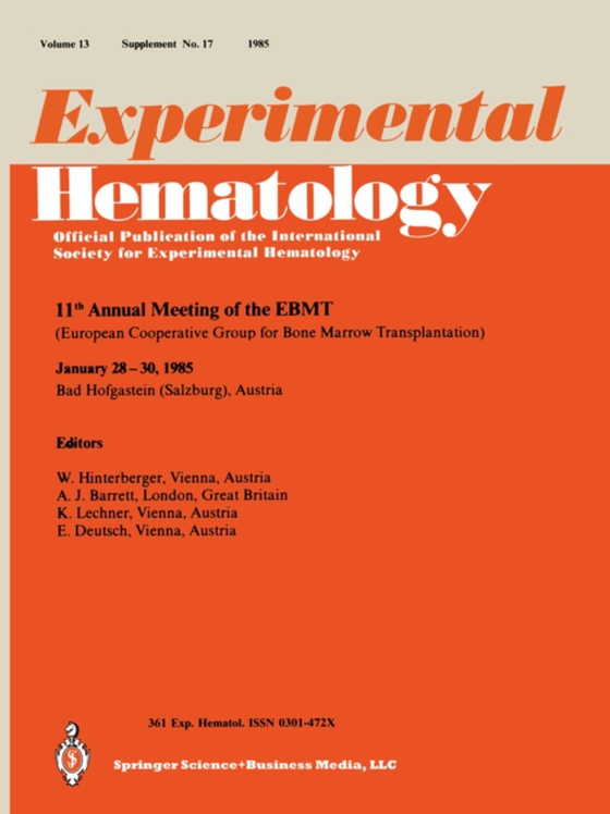 11th Annual meeting of the EBMT