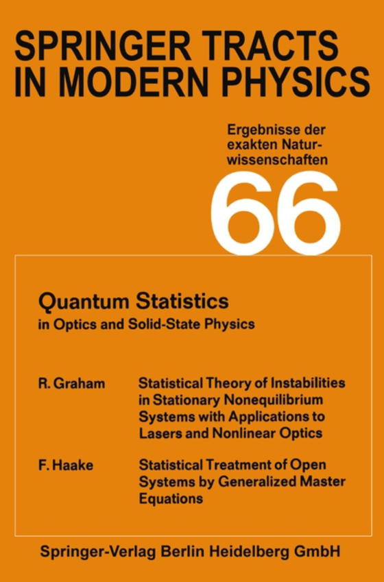 Springer Tracts in Modern Physics (e-bog) af Graham, Robert