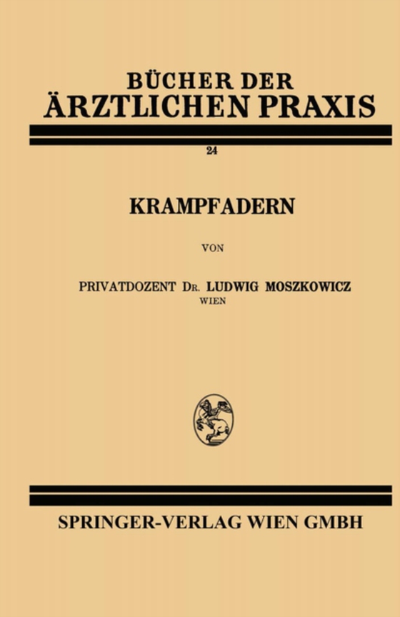 Krampfadern (e-bog) af Moszkowicz, Ludwig