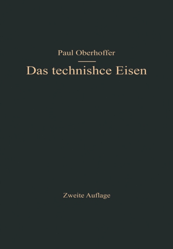 Das technische Eisen (e-bog) af Oberhoffer, Paul