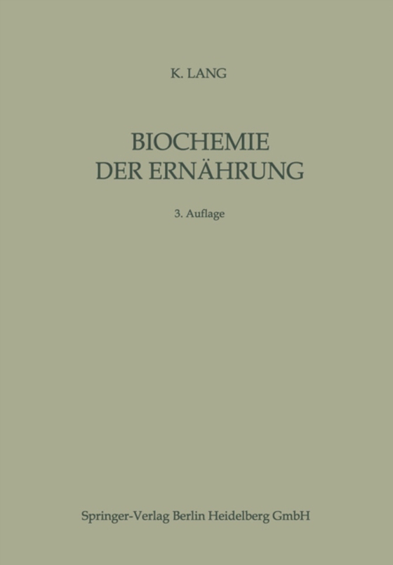 Biochemie der Ernährung (e-bog) af Lang, K.