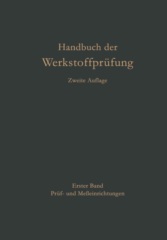 Prüf- und Meßeinrichtungen (e-bog) af Siebel, Erich