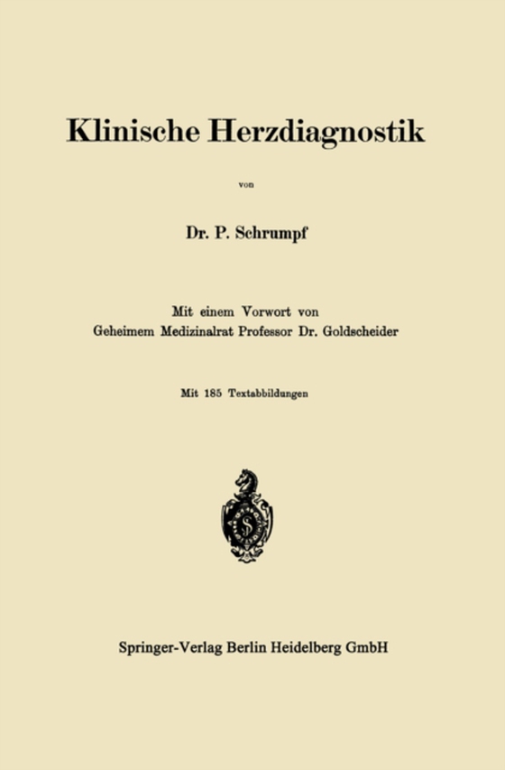 Klinische Herzdiagnostik (e-bog) af Goldscheider, Alfred