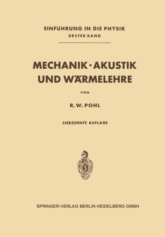 Einführung in die Physik (e-bog) af Pohl, Robert W.