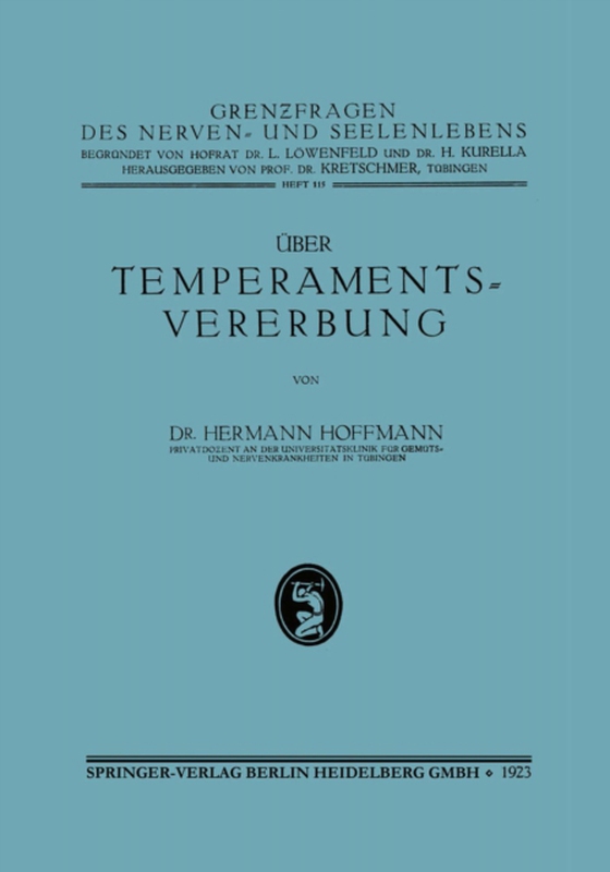 Über Temperamentsvererbung (e-bog) af Hoffmann, Hermann