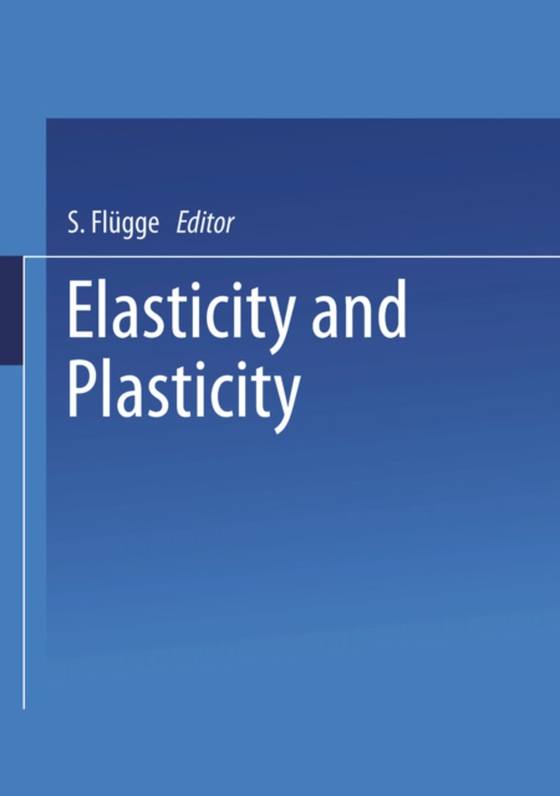 Elasticity and Plasticity / Elastizitat und Plastizitat (e-bog) af -