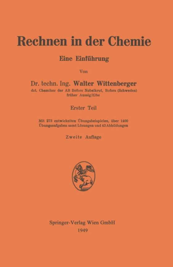 Rechnen in der Chemie (e-bog) af Wittenberger, Walter