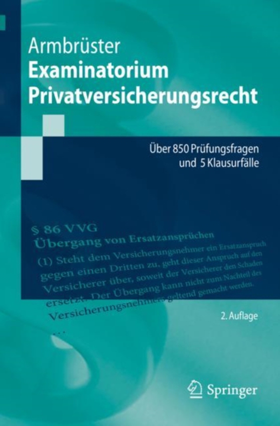 Examinatorium Privatversicherungsrecht (e-bog) af Armbruster, Christian