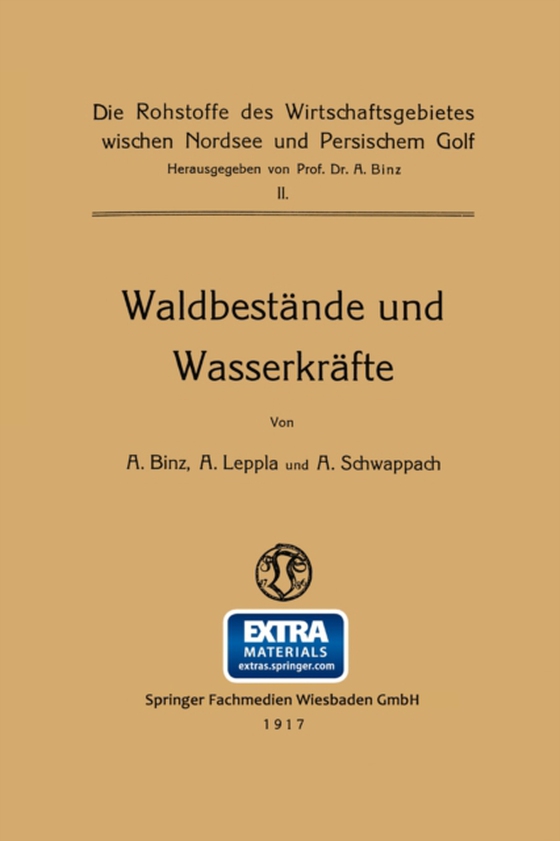 Waldbestände und Wasserkräfte (e-bog) af Binz, Arthur