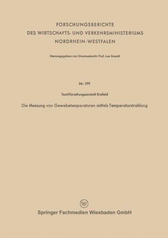 Die Messung von Gewebetemperaturen mittels Temperaturstrahlung