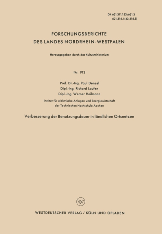 Verbesserung der Benutzungsdauer in ländlichen Ortsnetzen