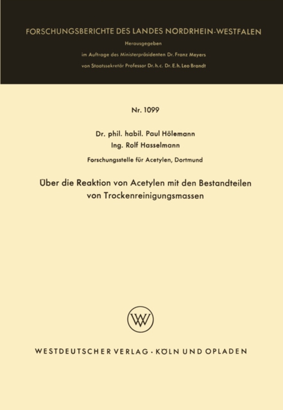 Über die Reaktion von Acetylen mit den Bestandteilen von Trockenreinigungsmassen (e-bog) af Holemann, Paul