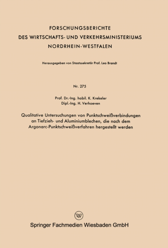 Qualitative Untersuchungen von Punktschweißverbindungen an Tiefzieh- und Aluminiumblechen, die nach dem Argonarc-Punktschweißverfahren hergestellt werden