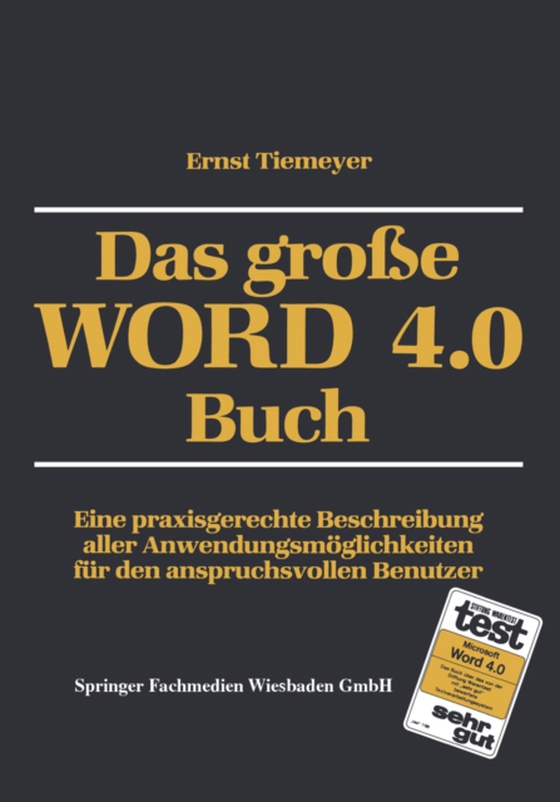 Das große WORD 4.0 Buch (e-bog) af Tiemeyer, Ernst