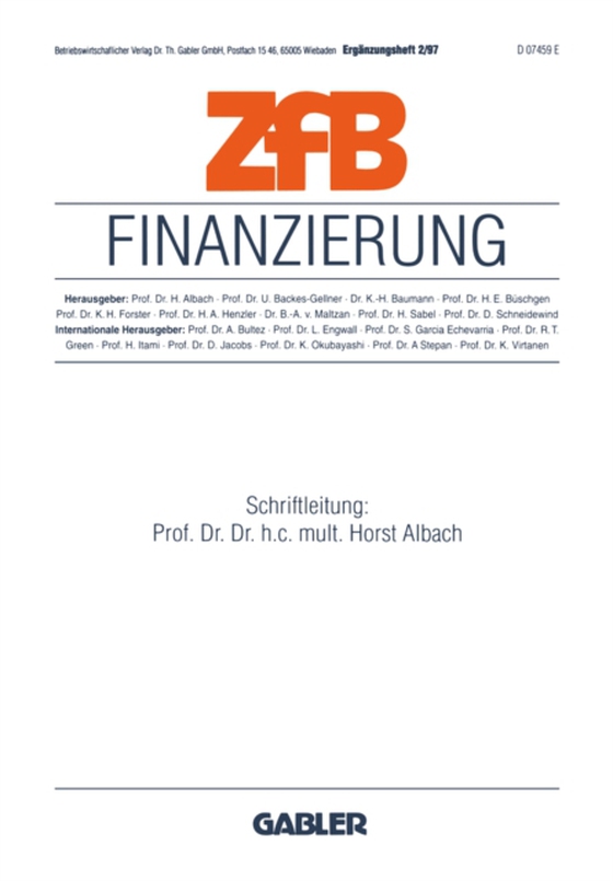 Finanzierung (e-bog) af -