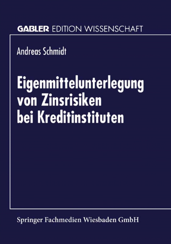 Eigenmittelunterlegung von Zinsrisiken bei Kreditinstituten (e-bog) af -