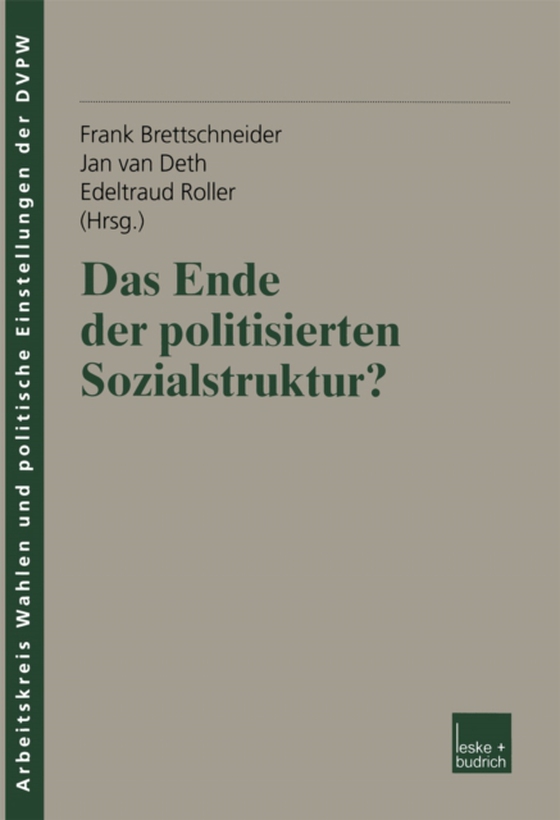 Das Ende der politisierten Sozialstruktur? (e-bog) af -
