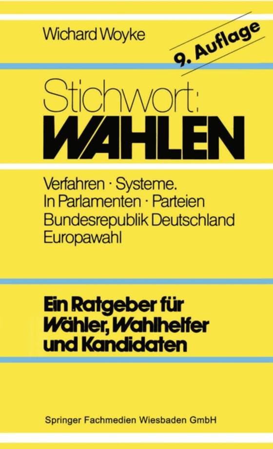 Stichwort: Wahlen (e-bog) af -