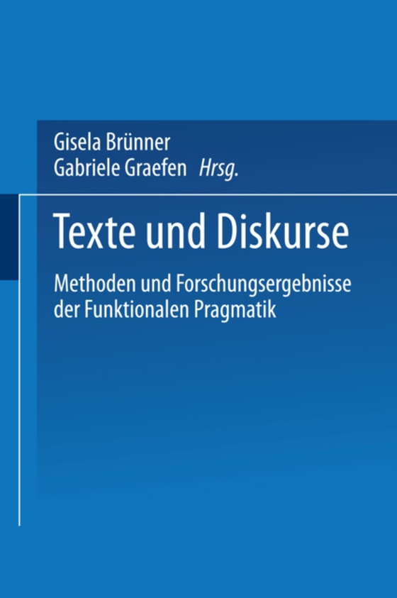 Texte und Diskurse (e-bog) af -