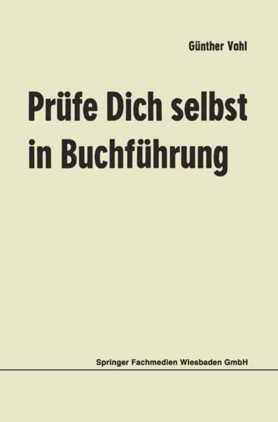 Prüfe Dich selbst in Buchführung