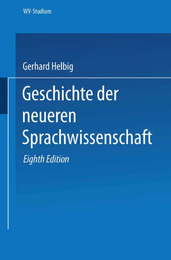 Geschichte der neueren Sprachwissenschaft